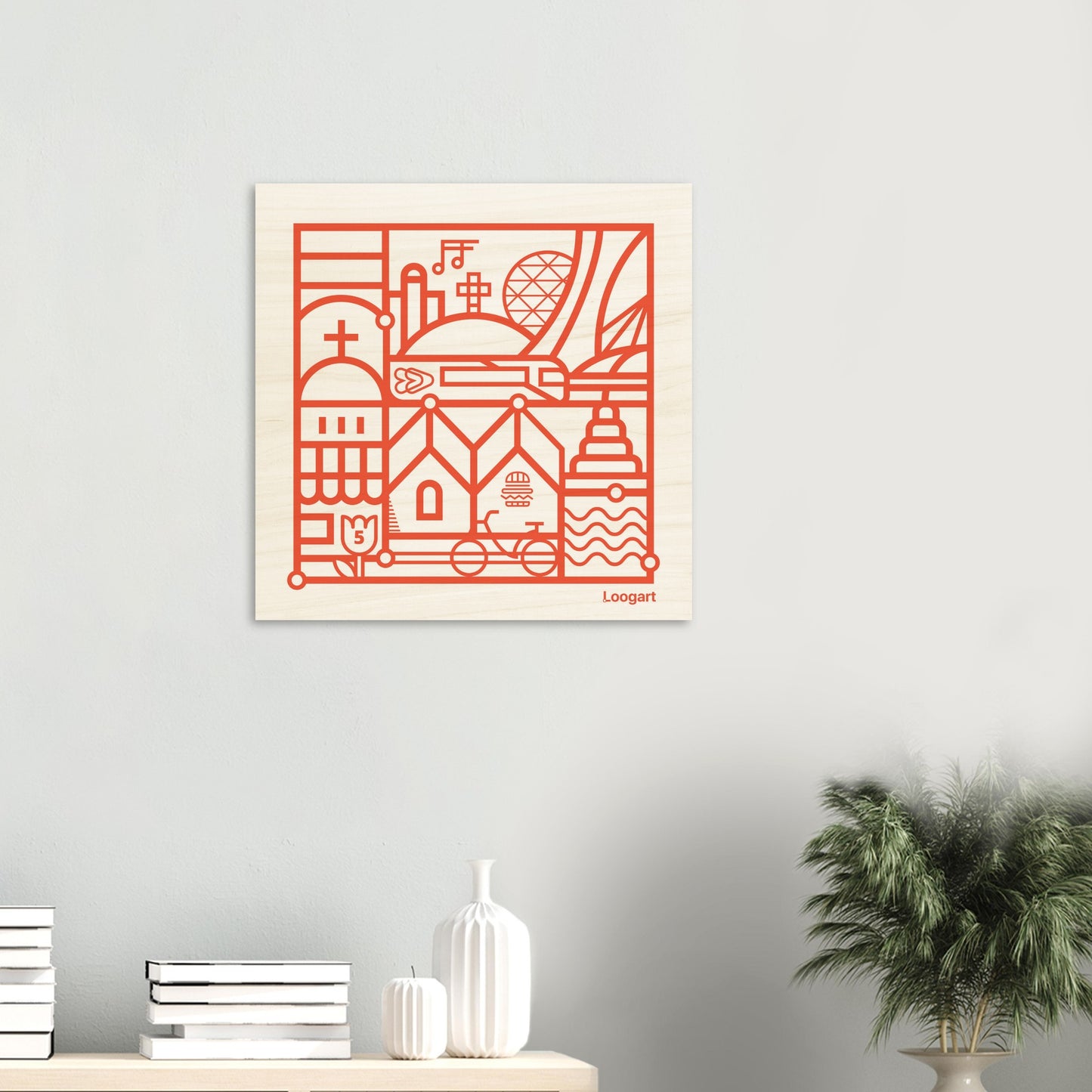 Encore Montréal Wood Print