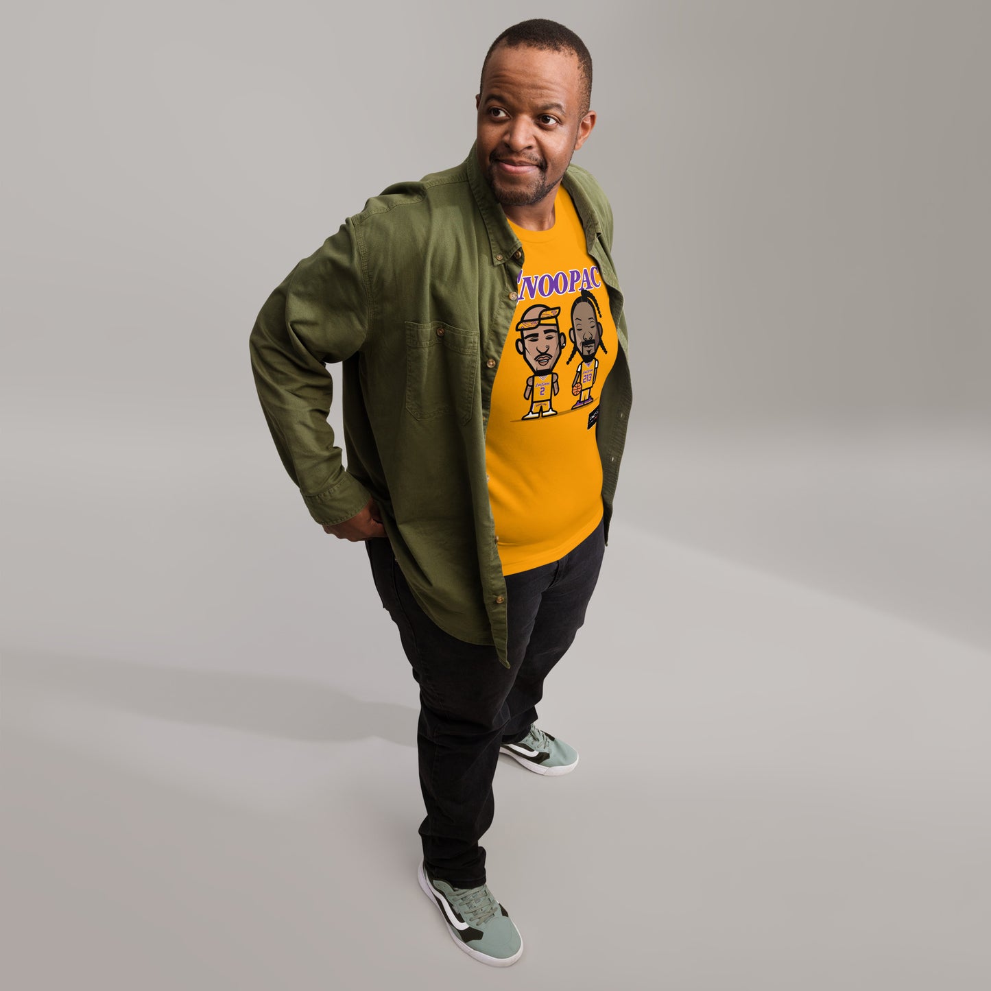 Snoopac Gold T-Shirt by Loogart