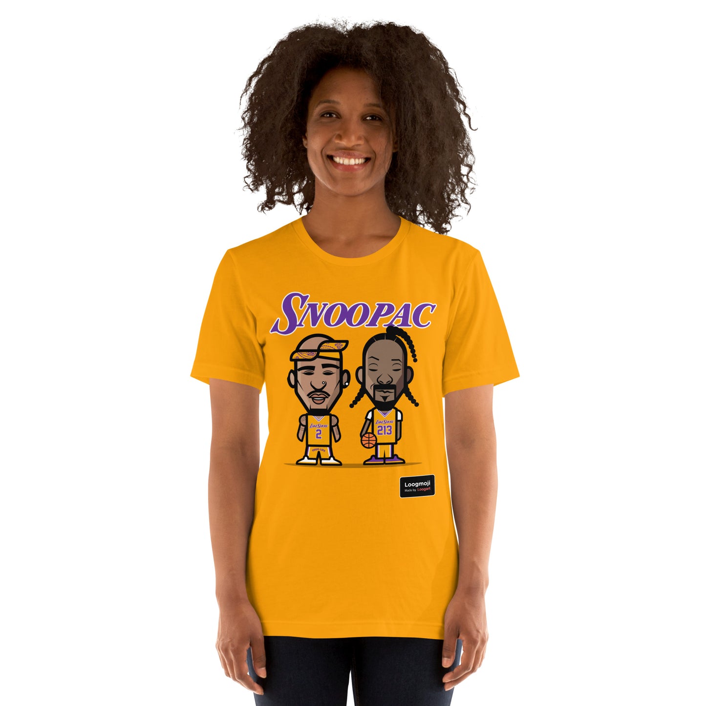 Snoopac Gold T-Shirt by Loogart