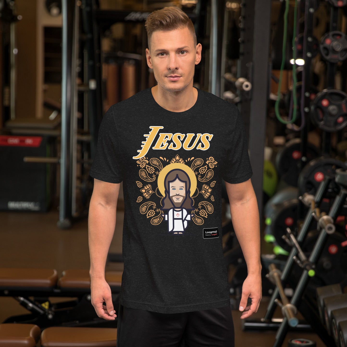 Jesus Loogmoji Tee by Loogart